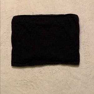 American Eagle Black Textured Tube Top